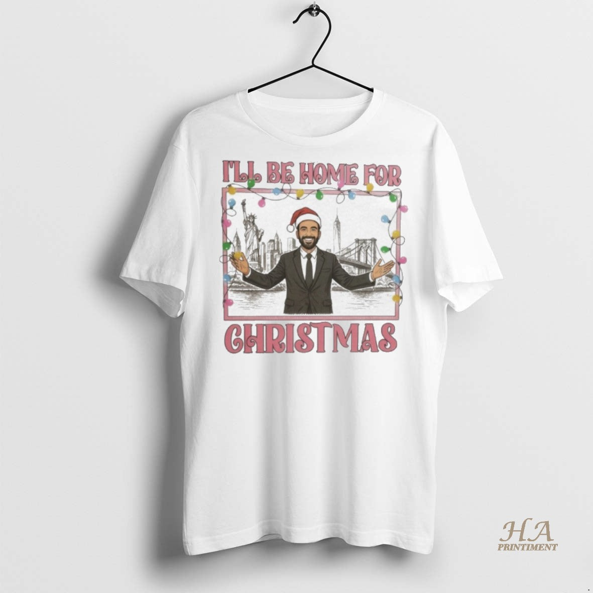 Official Zohran Mamdani Ill Be Home For Christmas Shirt