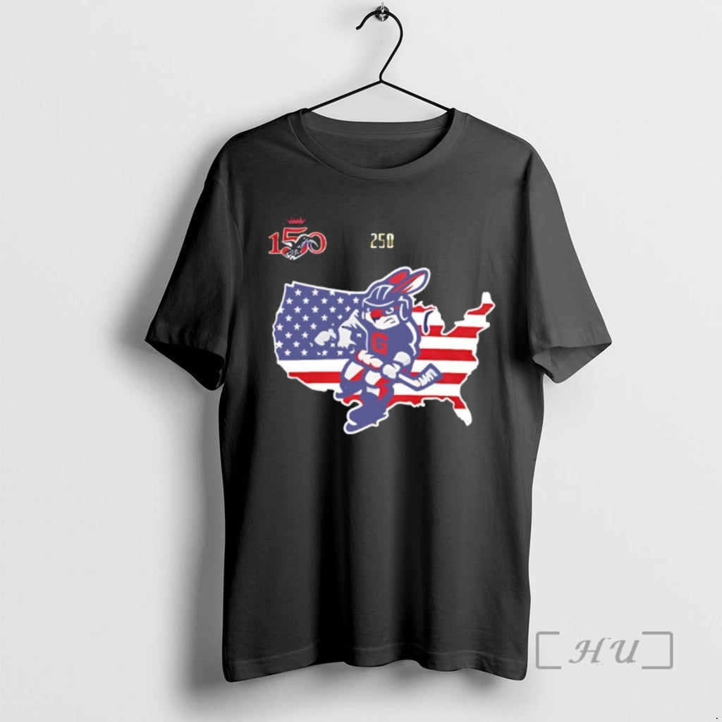 Officials 2026 Greenville Swamp Rabbits Military Appreciation Usa Map