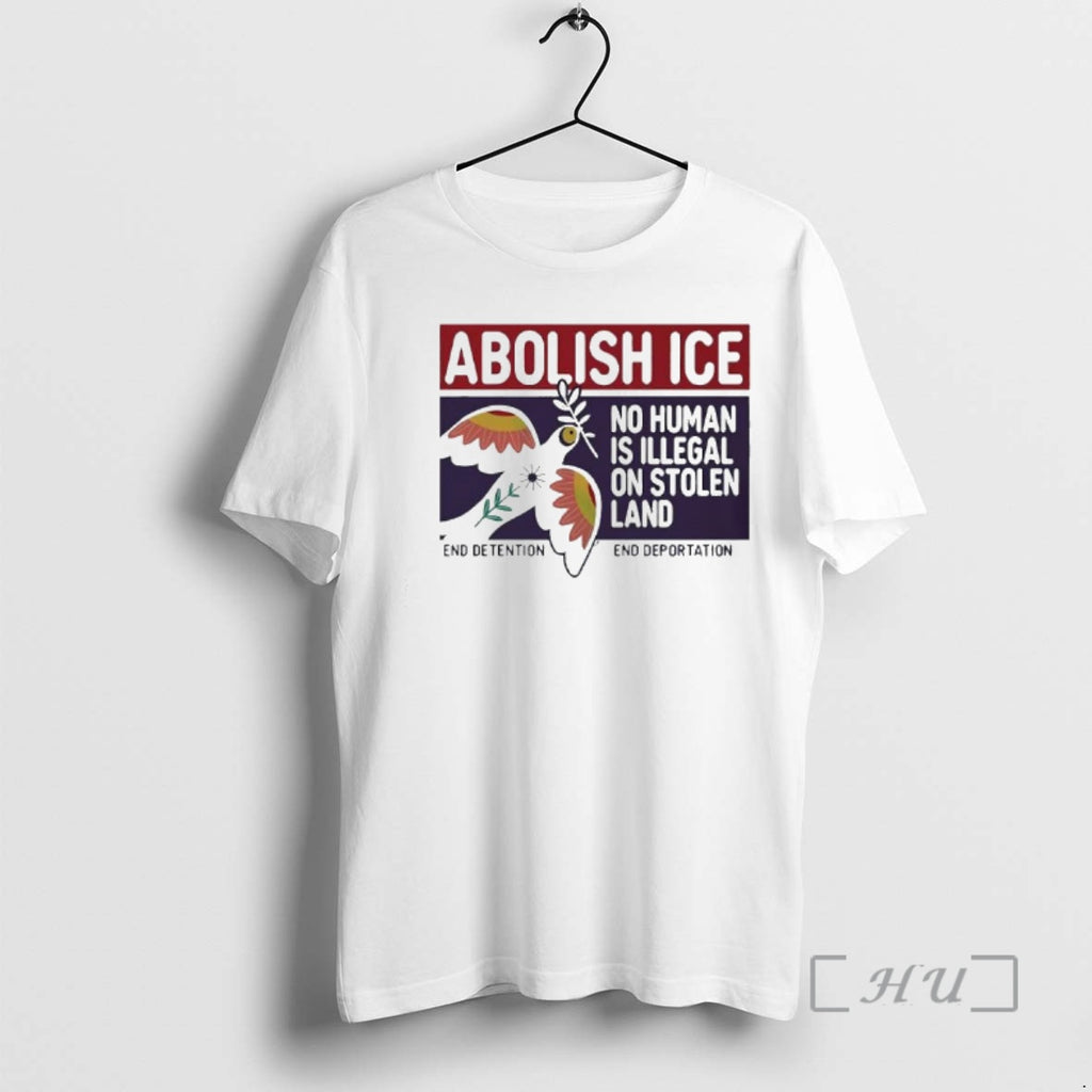 Officials Abolish Ice No Human Is Illegal On Stolen Land End Detention End Deportation Graphic