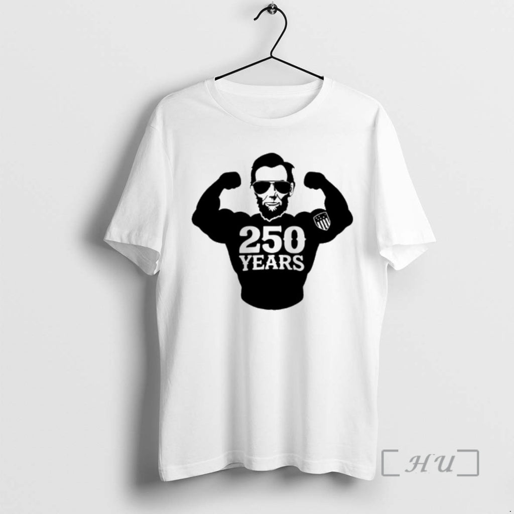 Officials Abraham Lincoln Muscle 250 Years Graphic