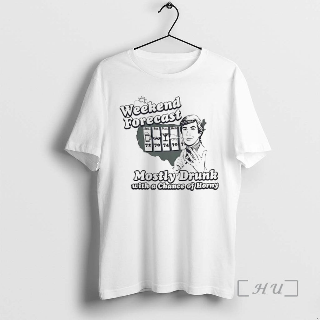 Officials Alan The Hangover Weekend Forecast Mostly Drunk With A Chance Woman Premium T Shirts