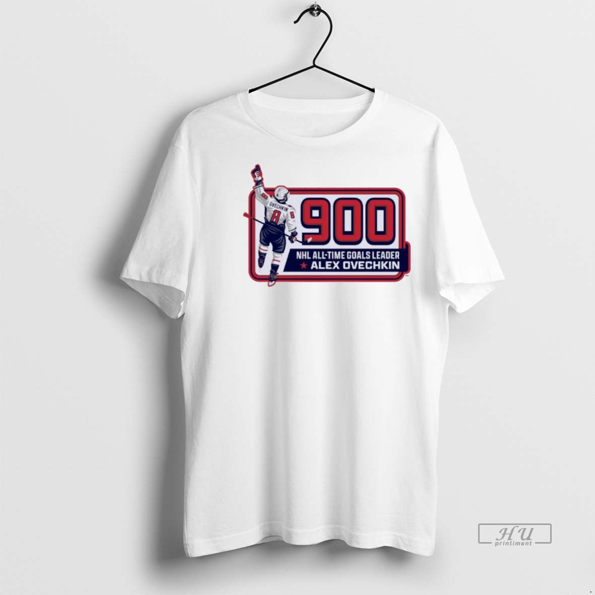 Officials Alex Ovechkin Scores 900 Goals Nhl History Premium Tee Shirt Sweater