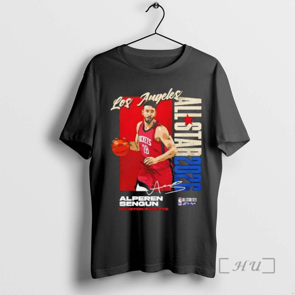 Officials Alperen Sengun Houston Rockets 2026 Nba All Star Vertical Signature Premium T Shirts Sweater