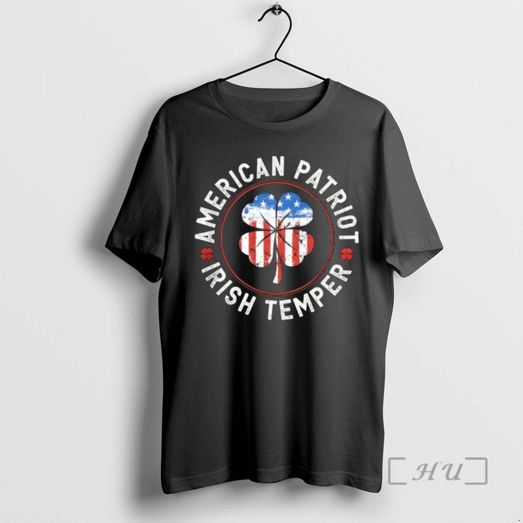Officials American Patriot Irish Temper Us Flag