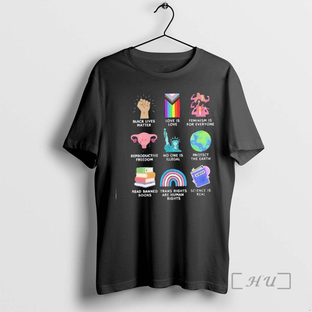 Officials Anti Ice Blacks Lives Matter Love Is Love Feminism Reproductive Graphic Premium T Shirts