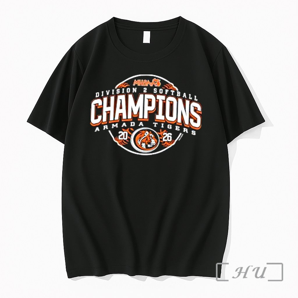 Officials Armada Tigers 2026 Mhsaa Softball Division 3 Champions Unisex , , , Long Sleeve Tee