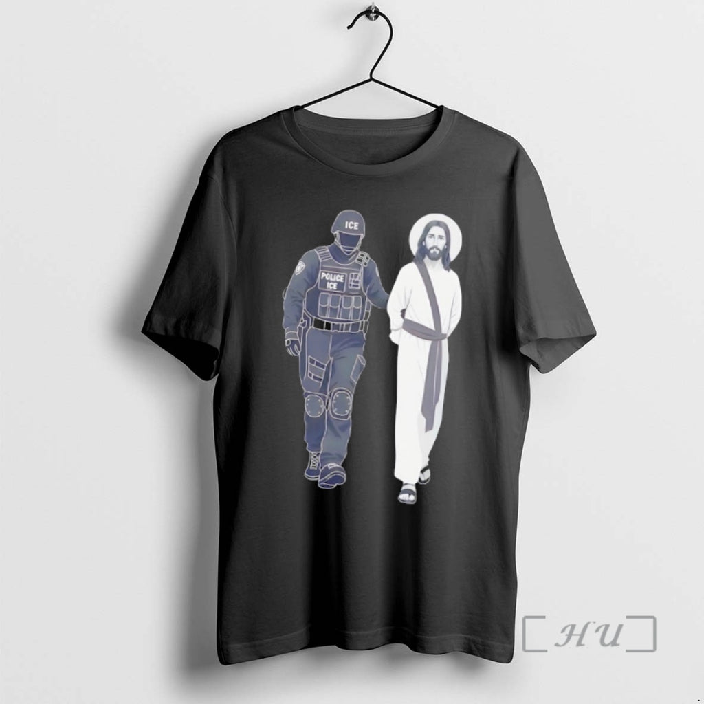Officials Arresting Jesus By Police Ice