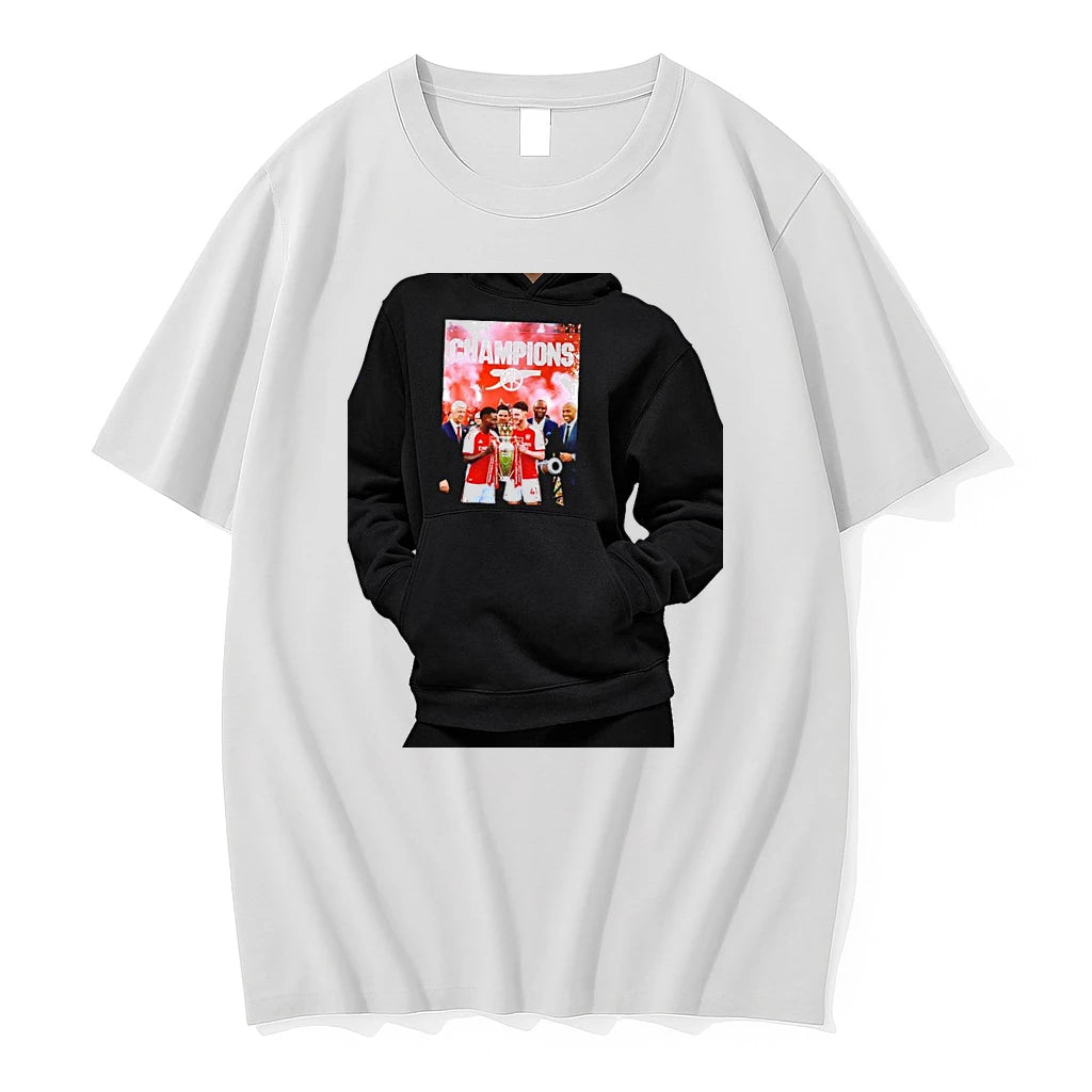 Officials Arsenal Champions 2026 Players Celebration Premium T Shirt