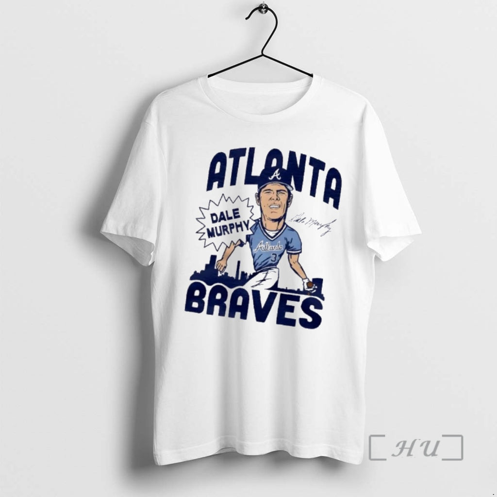 Officials Atlanta Braves Dale Murphy Swing Caricature Signature