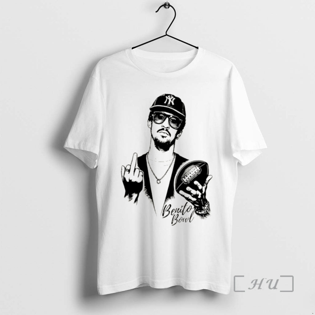Officials Bad Bunny The Benito Bowl Middle Finger Graphic