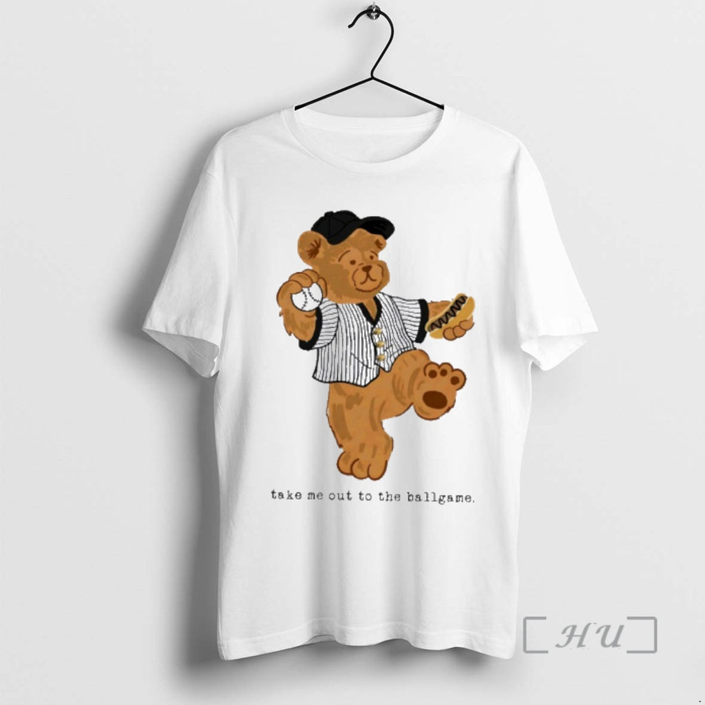 Officials Bear Take Me Out To The Ball Game Baseball