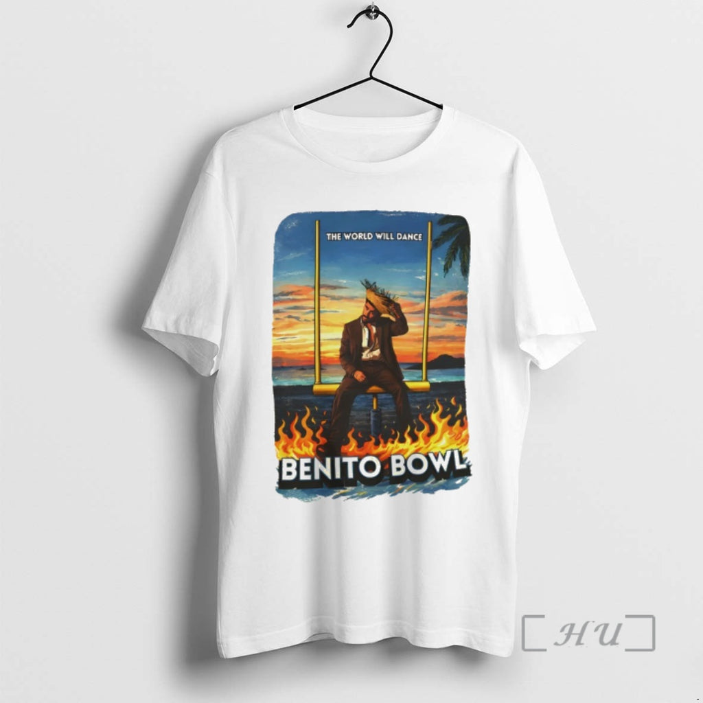 Officials Benito Bowl 2026 Puerto Rico Graphic The World Will Dance Premium T Shirts Sweater