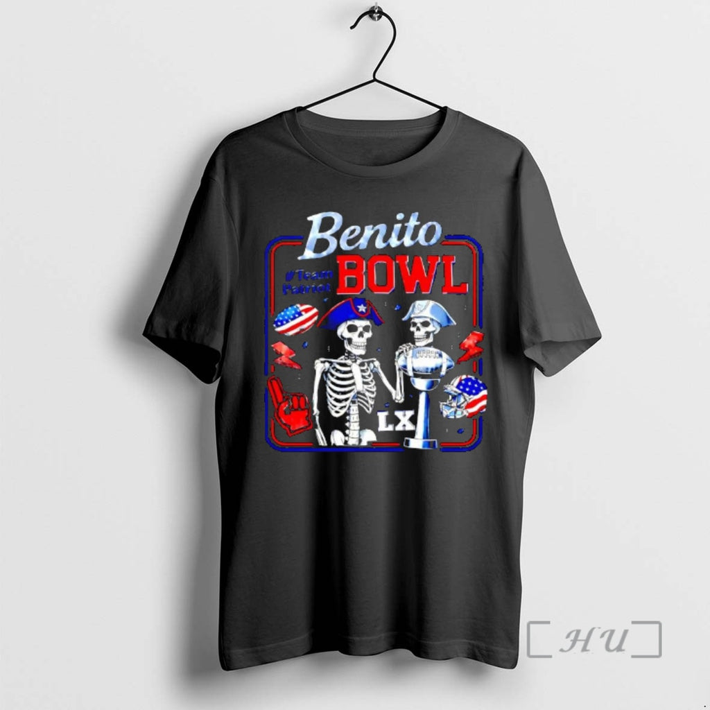 Officials Benito Bowl Team Patriot Vintage Skeleton
