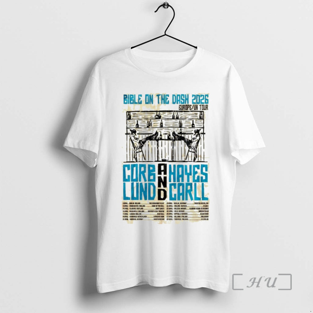 Officials Bible On The Dash Corb Lund And Hayes Carll Europe Uk Tour 2026 Premium