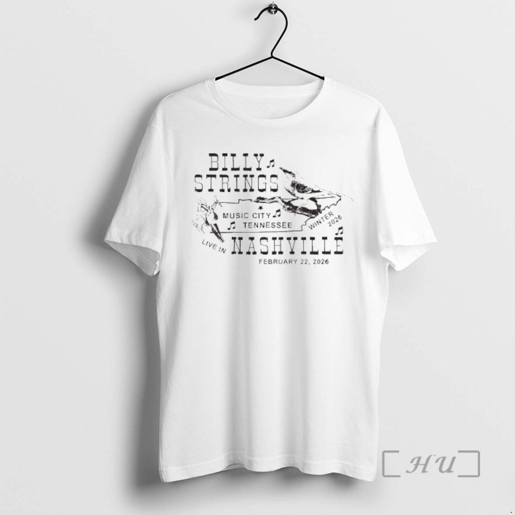 Officials Billy Strings Nashville Tn Ryman February 22th 2026 Live Tour Premium T Shirts Sweater