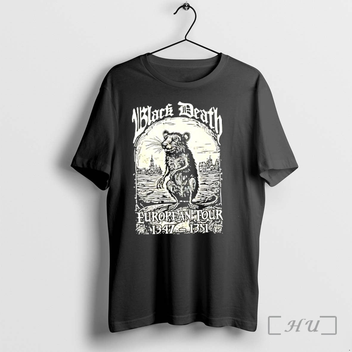 Officials Black Death European Tour 1347 1351 History Plague Rat Unisex , , , Long Sleeve Tee