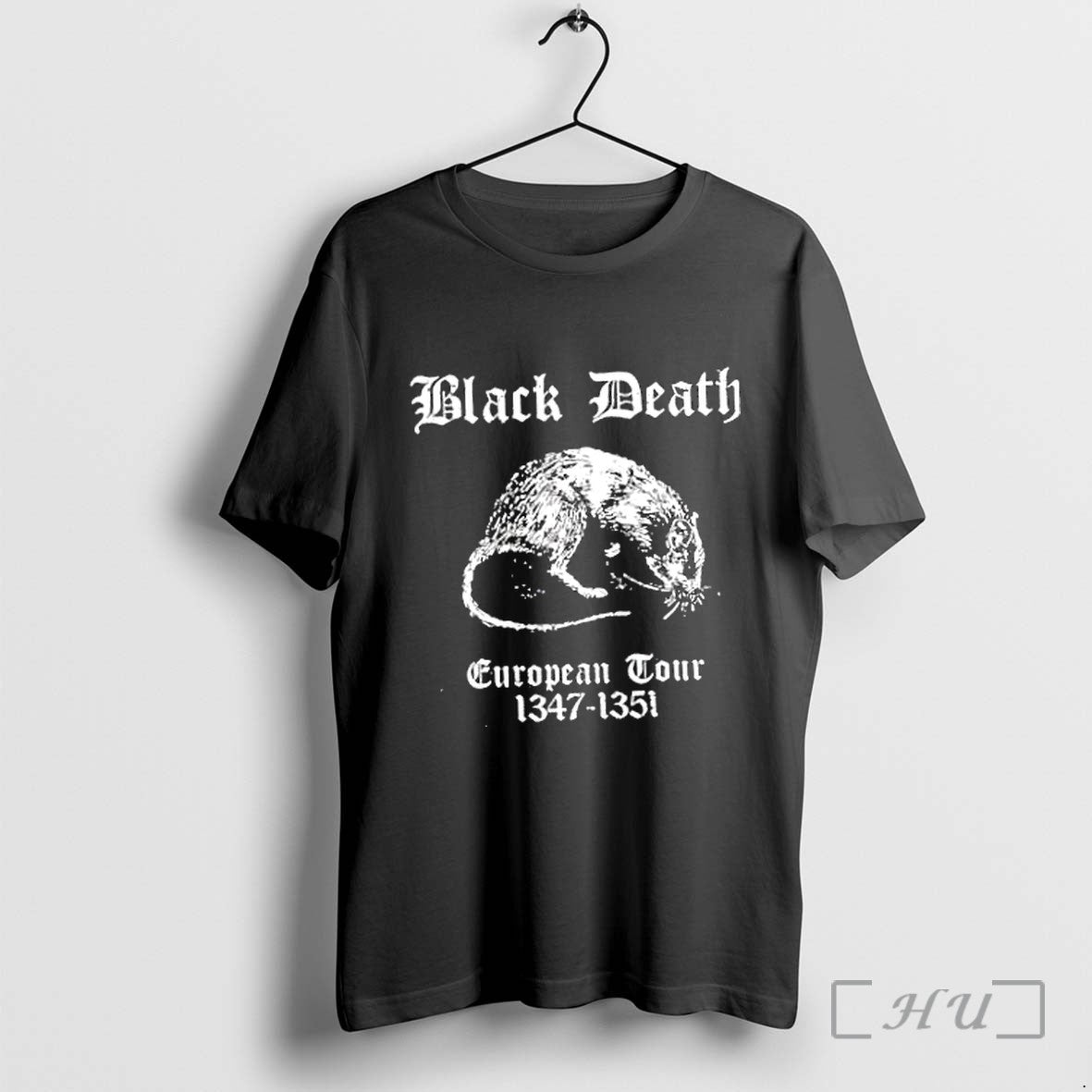 Officials Black Death European Tour 1347 1351 Plague Rat History Unisex , , , Long Sleeve Tee