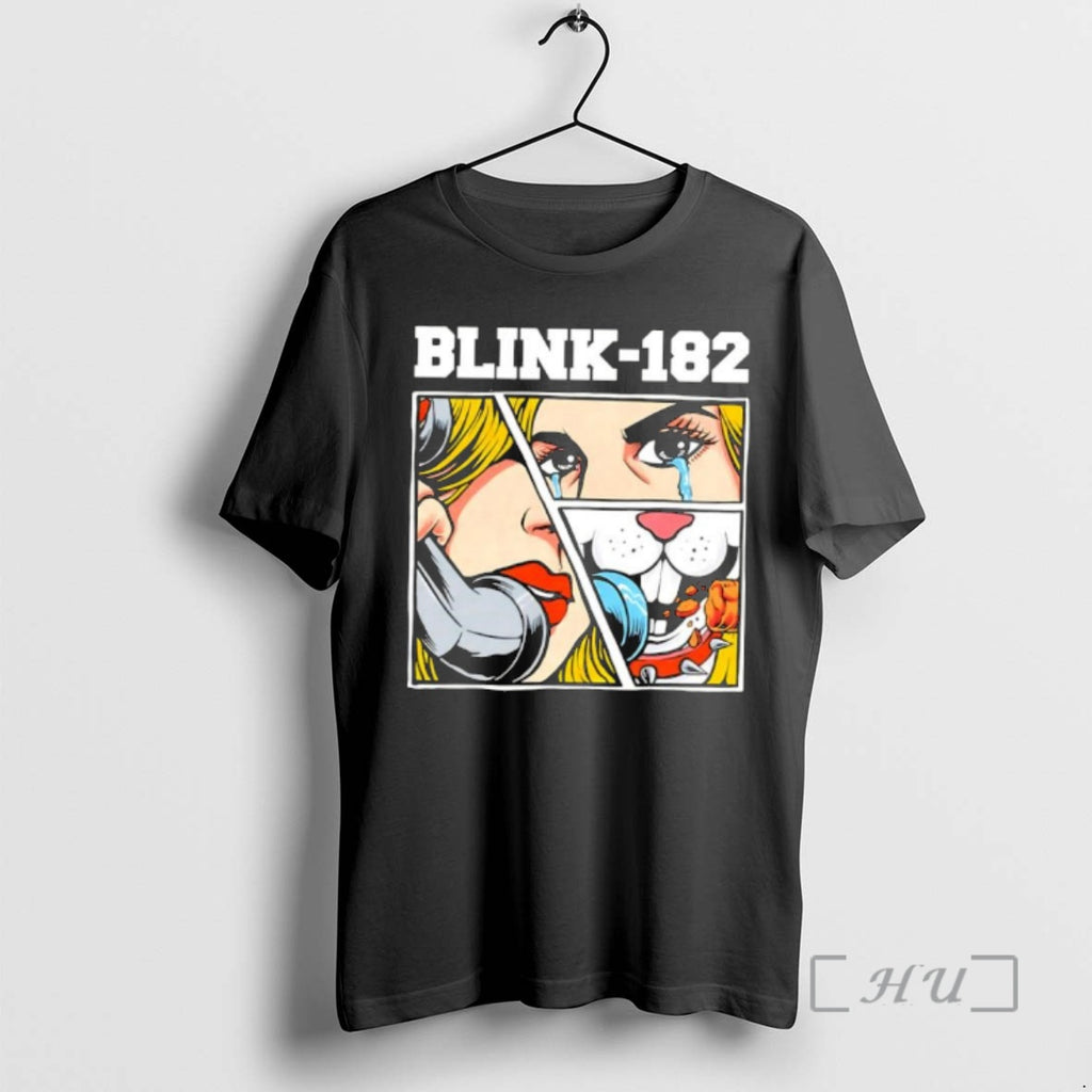 Officials Blink 182 Pop Art Crying Woman And Bunny Comic
