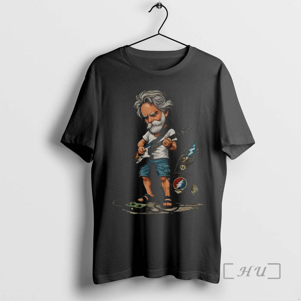 Officials Bob Weir Cartoon Grateful Dead Just Keep Trucking Bob Weir Premium T Shirts Sweater