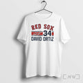 Officials Boston Red Sox David Ortiz Signature Name Number Tee Unisex , , , Long Sleeve Tee