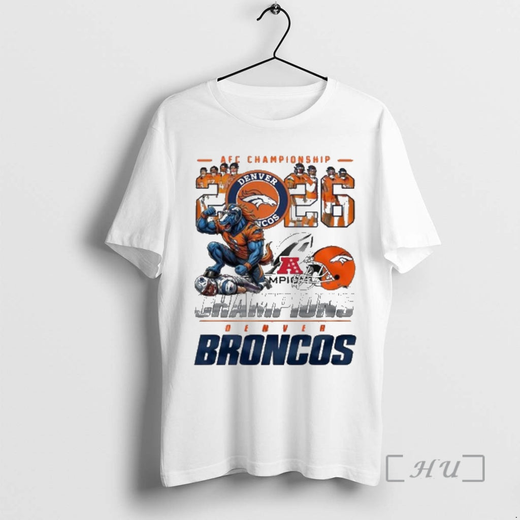 Officials Broncos 2026 Afc Championship Champions Mascot