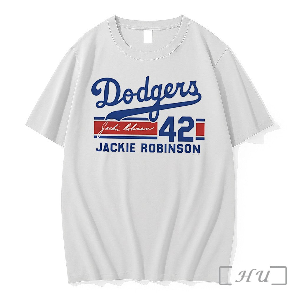 Officials Brooklyn Dodgers Jackie Robinson Signature Name Number Tee Unisex , , , Long Sleeve Tee