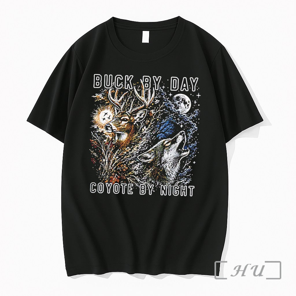 Officials Buck By Day Coyote By Night Vintage Tee Unisex , , , Long Sleeve Tee