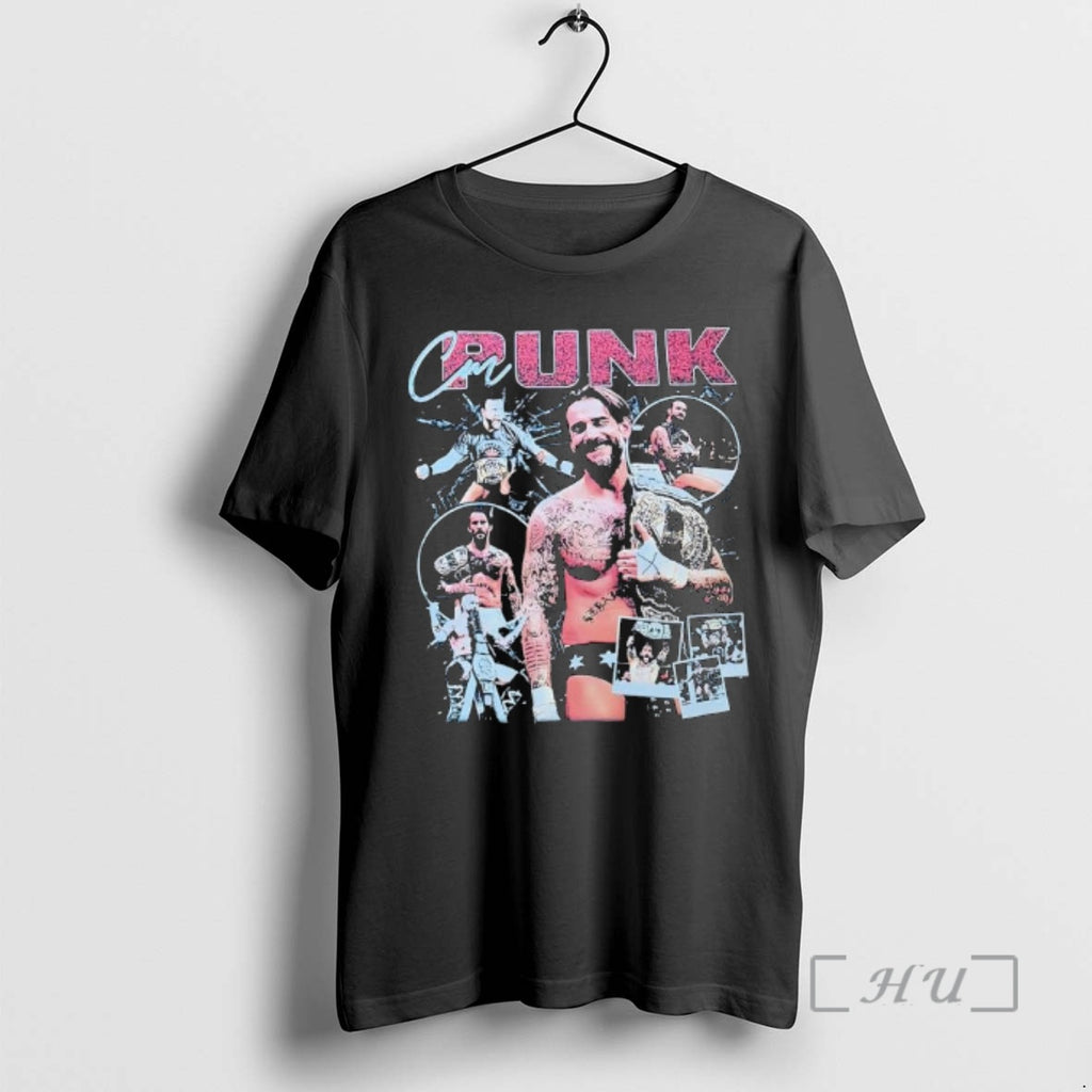 Officials Cm Punk Retro Style Graphic