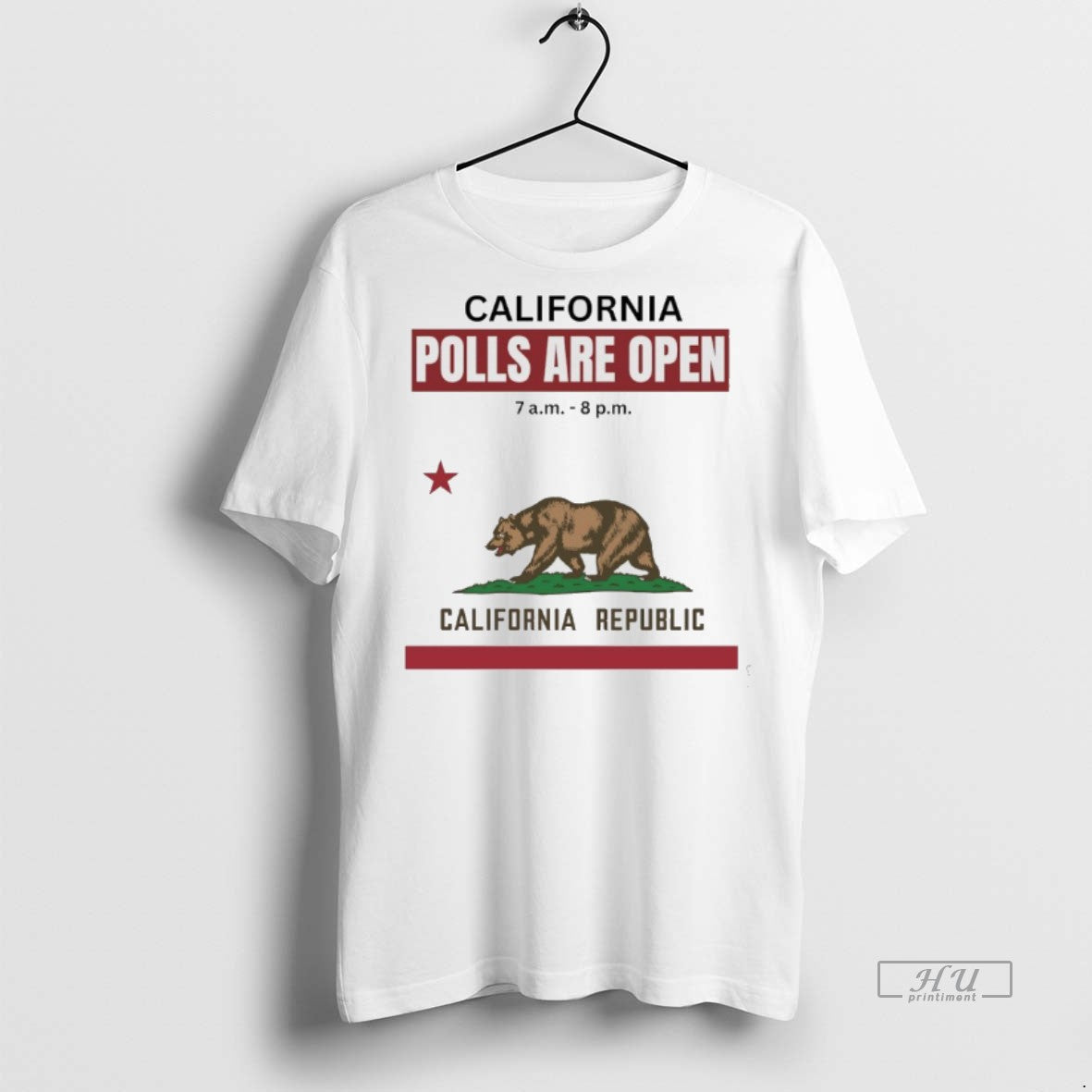 Officials California Polls Are Open California Republic Premium Tee Shirt Sweater