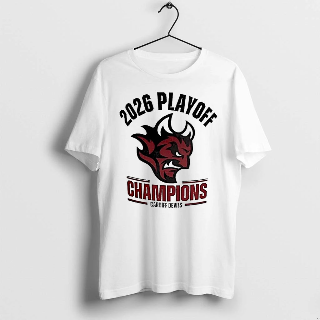 Officials Cardiff Devils Elite Ice Hockey League Playoff Championship 1 Premium T Shirt