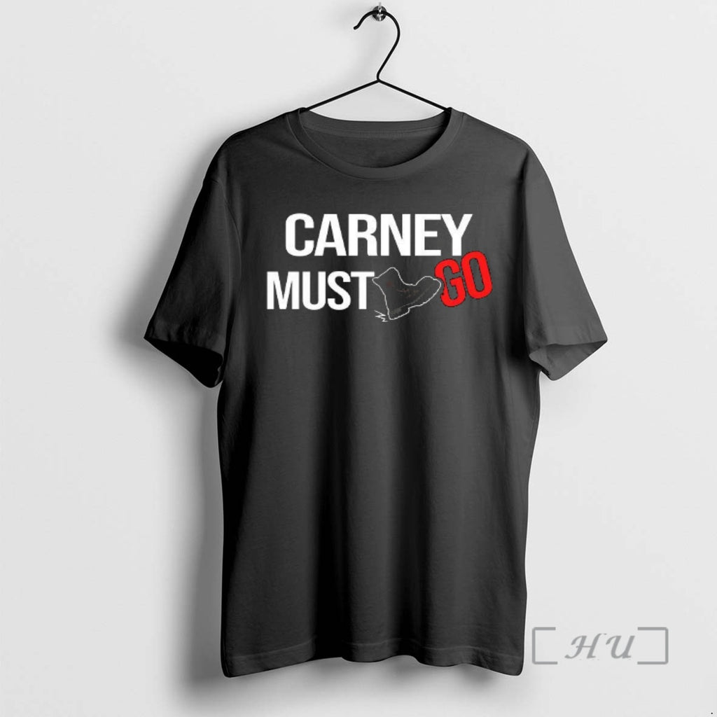 Officials Carney Must Go Boot Satirical Political Woman