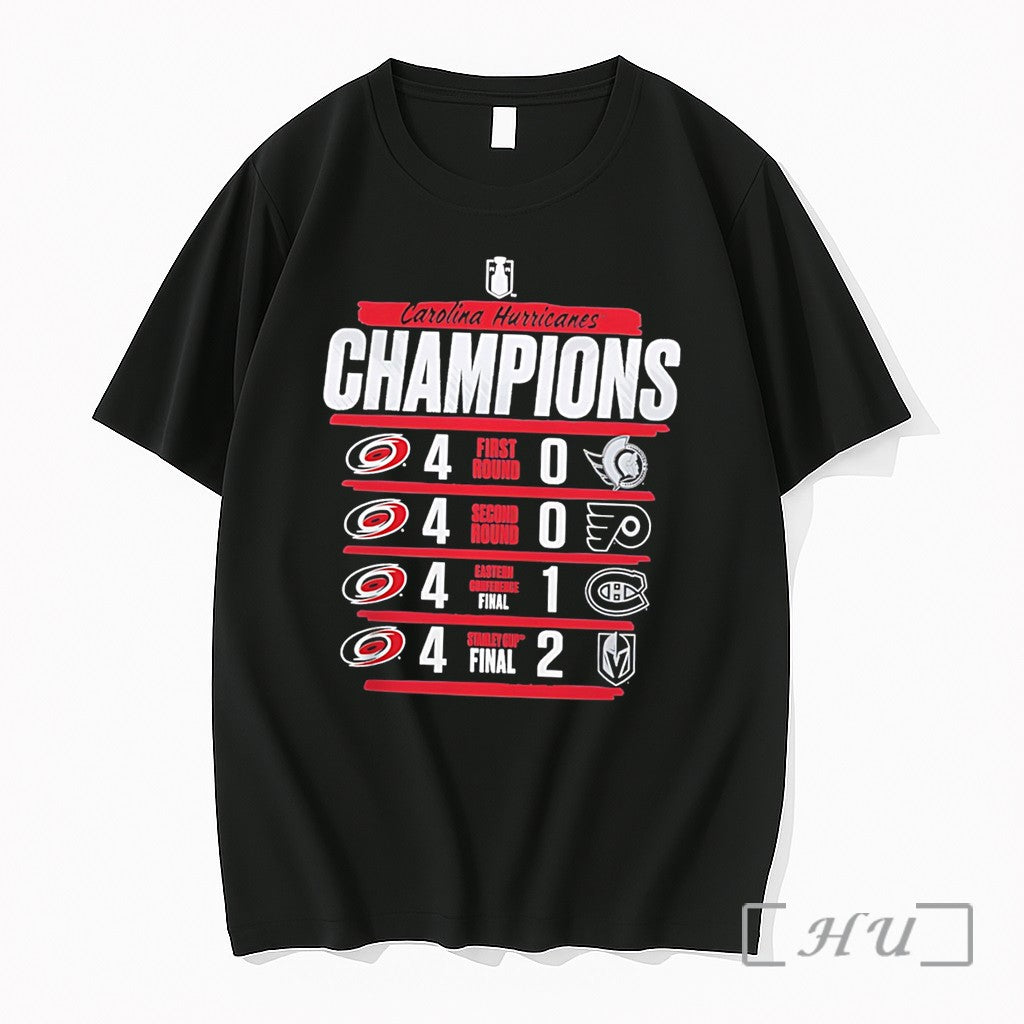 Officials Carolina Hurricanes 2026 Stanley Cup Champions Schedule Tee Unisex , , , Long Sleeve Tee