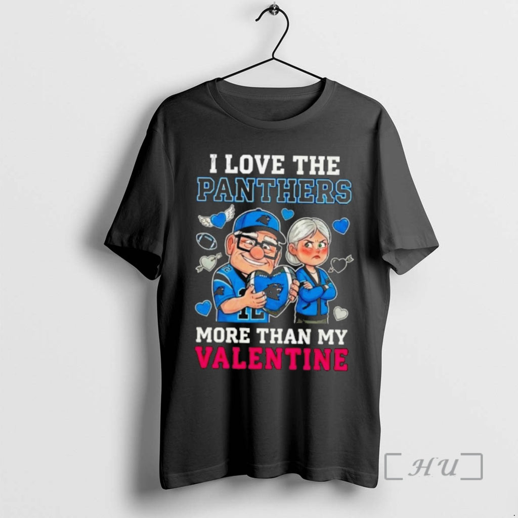 Officials Carolina Panthers Up Movie I Love The Panthers More Than My Valentine Premium