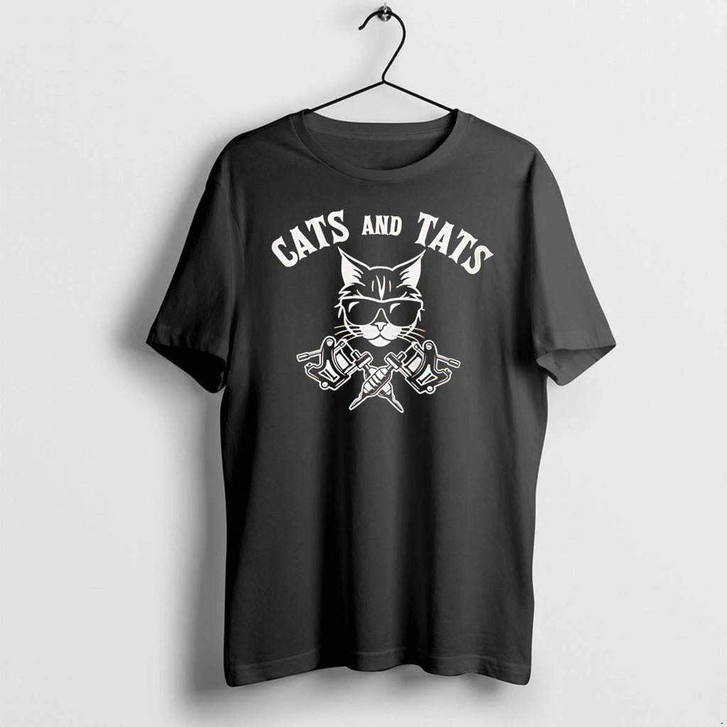 Officials Cats And Tats Cat Lover Tattoo Artist Tee Premium T Shirt