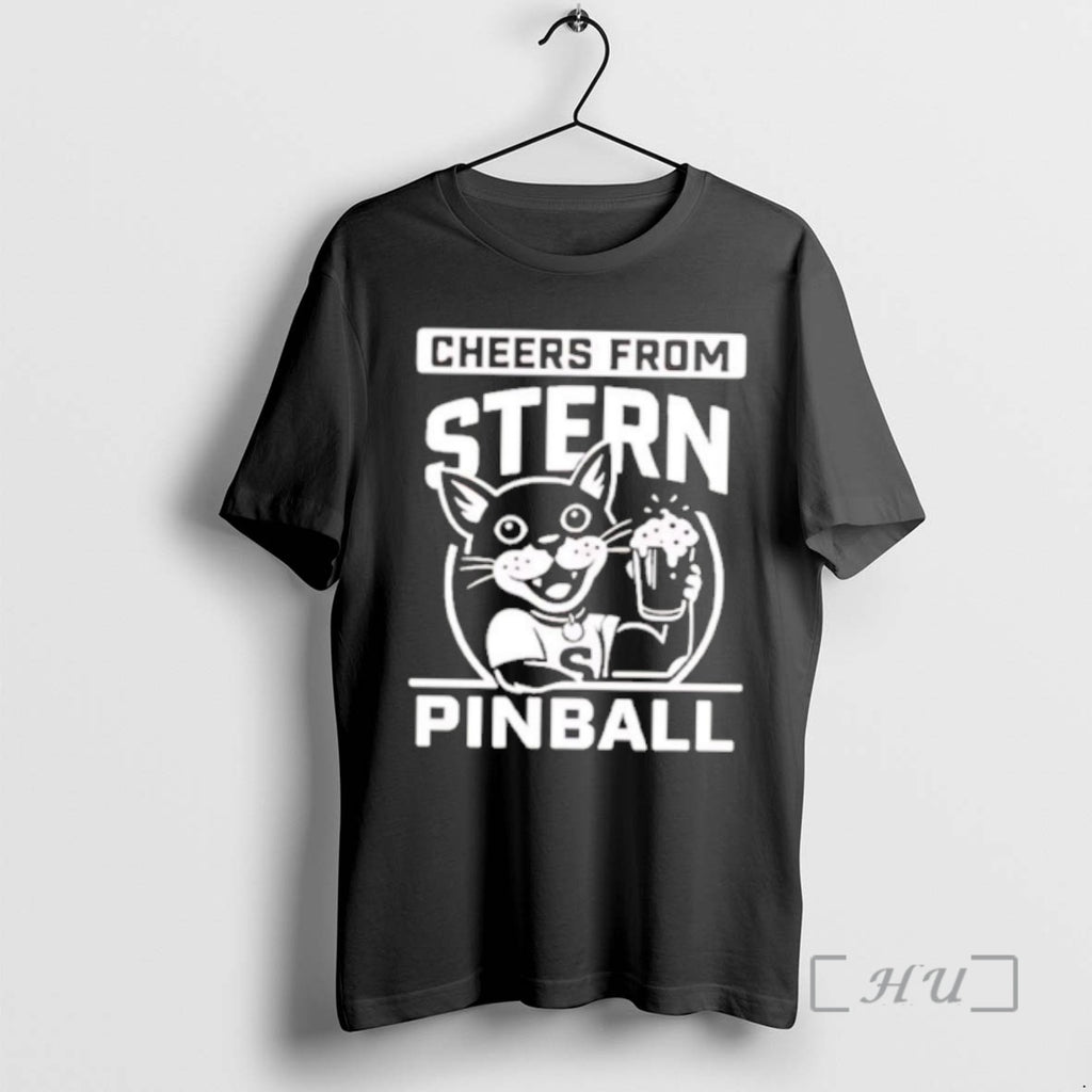 Officials Cheers From Stern Pinball Cartoon Cat Drinking Beer