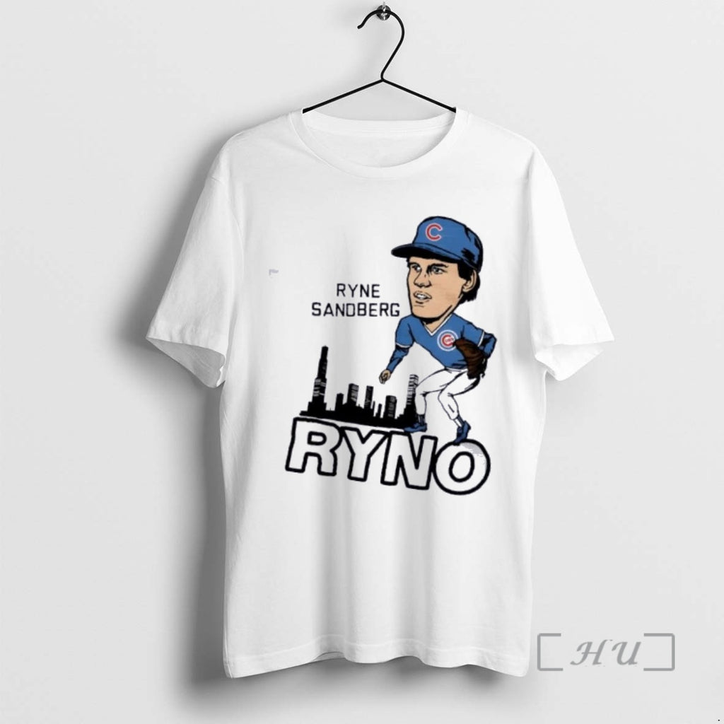 Officials Chicago Cubs Basketball Ryne Sandberg Ryno Skyline Signature
