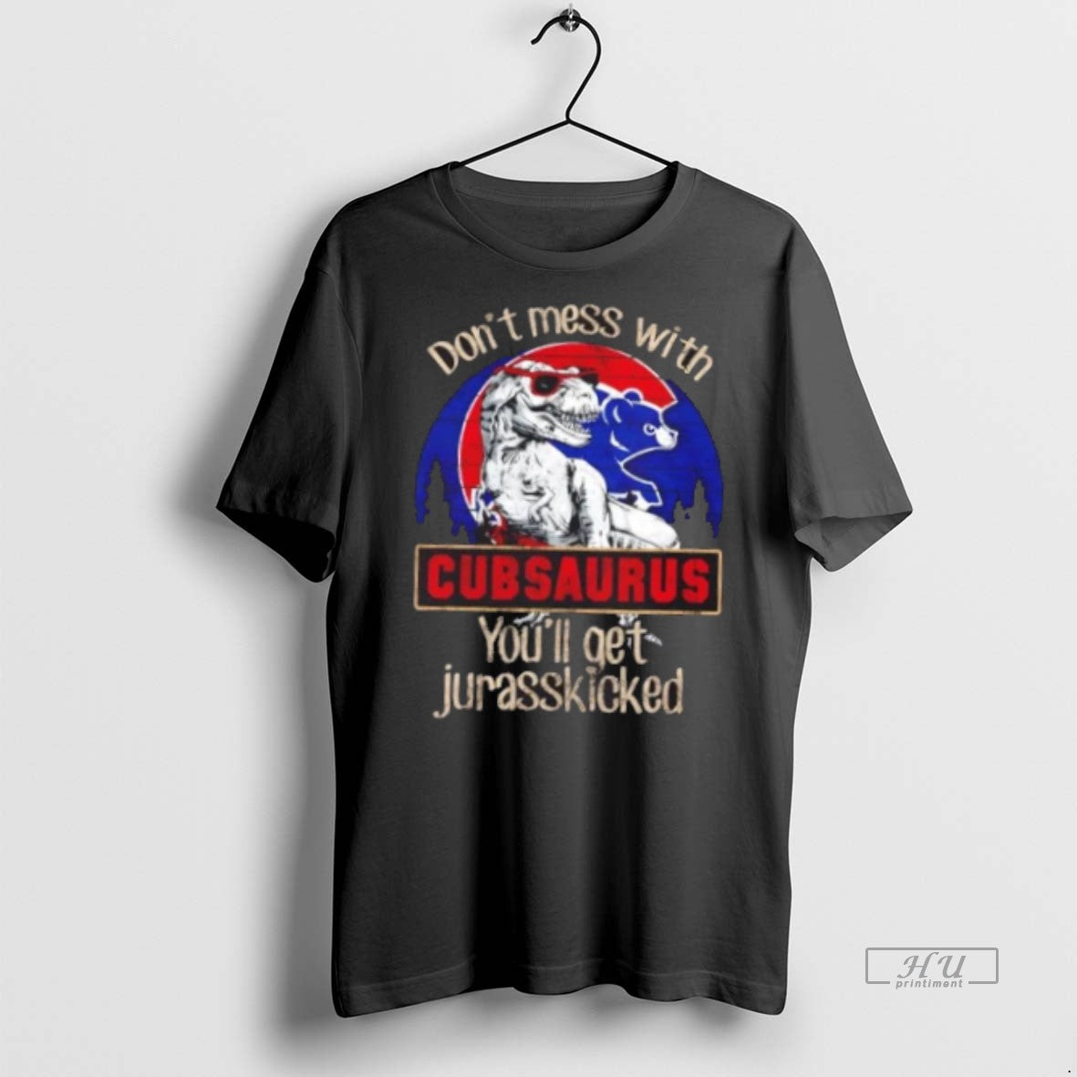 Officials Chicago Cubs Dont Mess With Cubsaurus Youll Get Jurasskicked Premium Tee Shirt Sweater