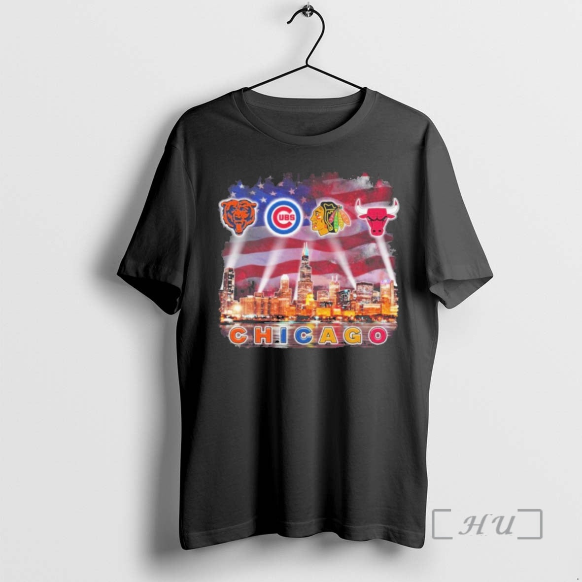 Officials Chicago Sports Teams Logo Retro City Premium T Shirt Sweater