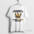 Officials Chicken Im Currently Experiencing Life At Several Wtfs Per Hour Premium T Shirts Sweater