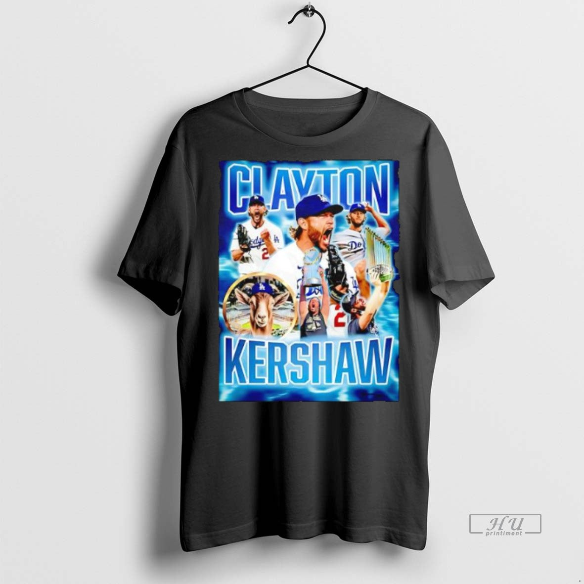 Officials Clayton The Goat Kershaw La Player Graphic Premium Tee Shirt Sweater