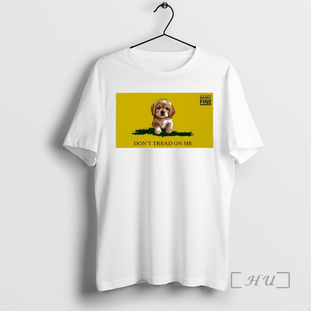 Officials Congressman Randy Fine Golden Retriever Puppy Dont Tread On Me Premium T Shirts Sweater