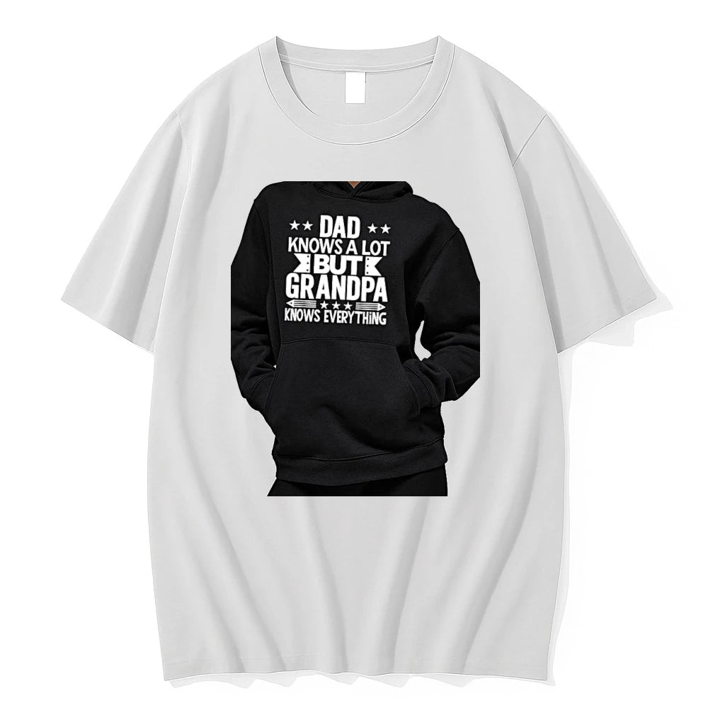 Officials Dad Knows A Lot But Grandpa Knows Everything Premium T Shirt