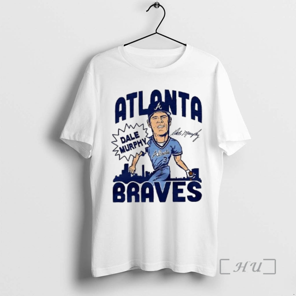 Officials Dale Murphy Atlanta Braves Baseball Signature Caricatures Woman