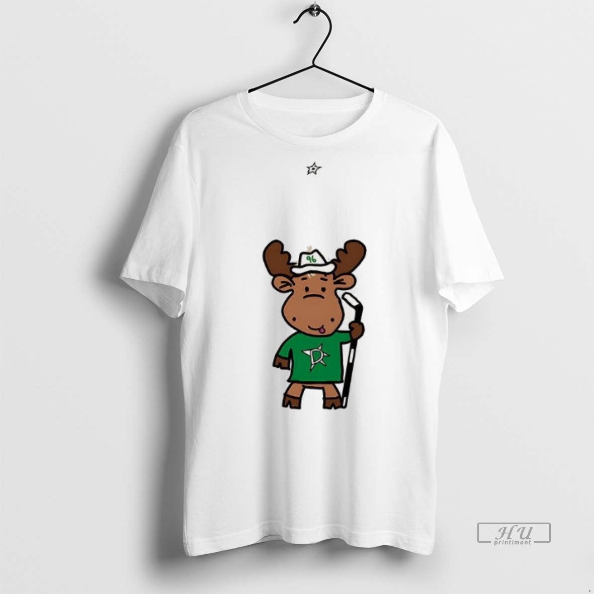 Officials Dallas Stars Hockey Doodle Moose Premium Tee Shirt Sweater