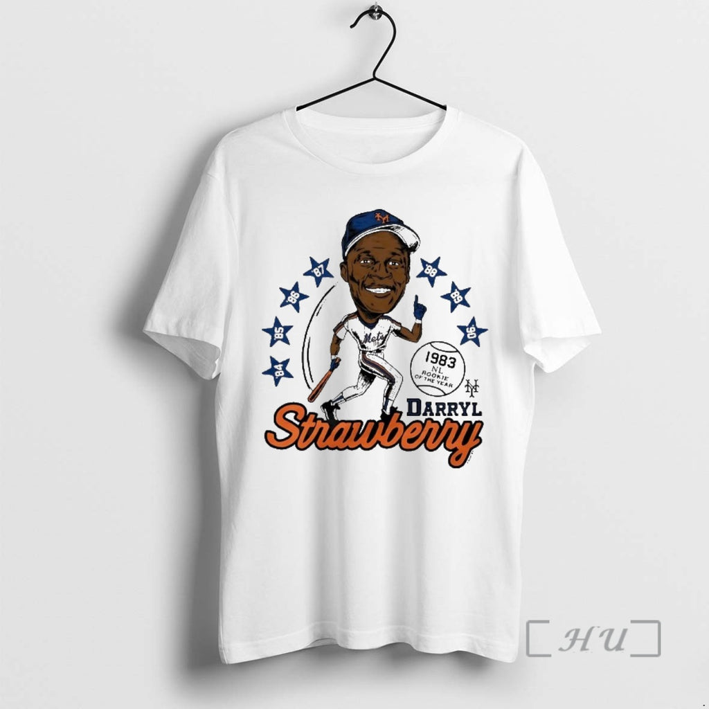 Officials Darryl Strawberry New York Mets Superstar Caricature