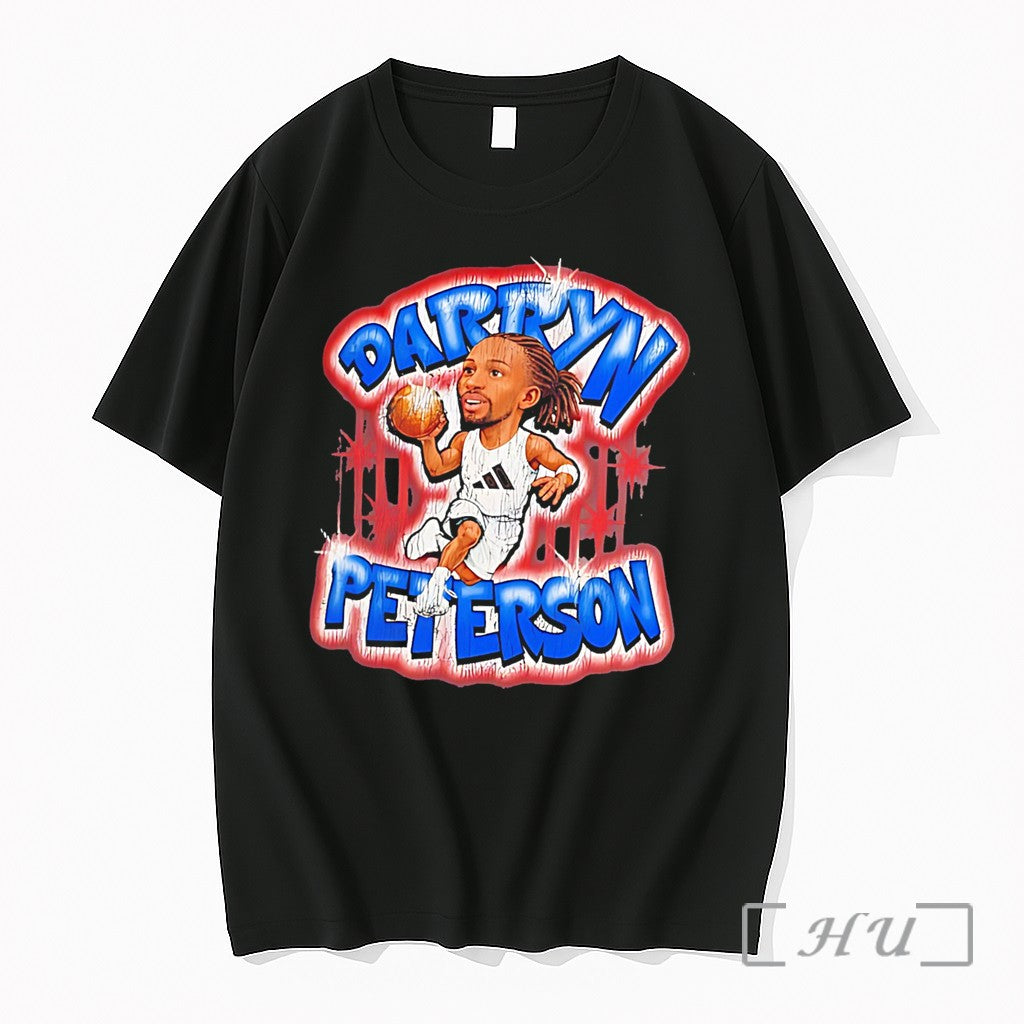 Officials Darryn Peterson Kansas Jayhawks Caricature Vintage Tee Unisex , , , Long Sleeve Tee