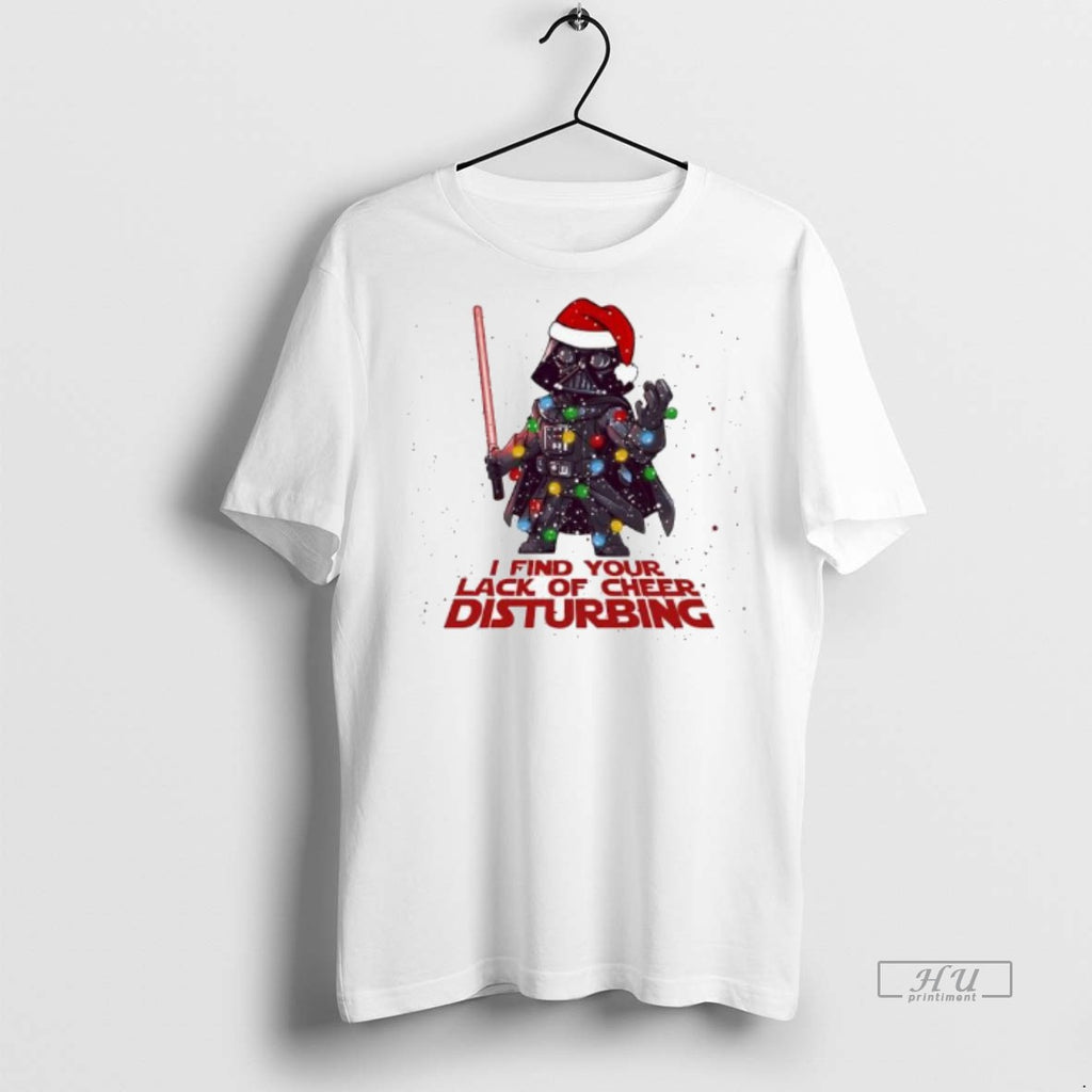 Officials Darth Vader Christmas I Find Your Lack Of Cheer Disturbing Premium Tee Shirt Sweater