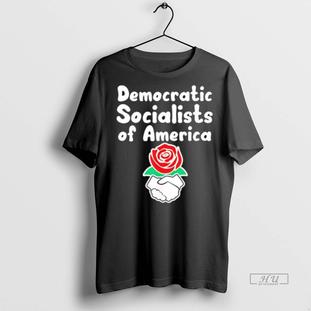 Officials Democratic Socialists Of America Rose Graphic Premium Tee Shirt Sweater