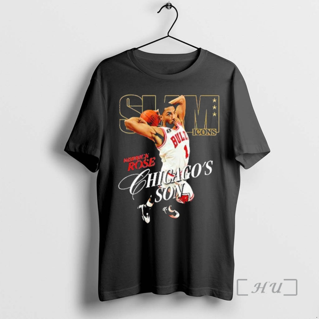 Officials Derrick Rose Chicagos Son Slam Icons