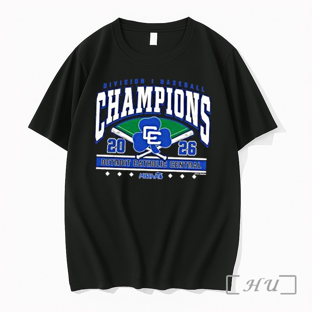 Officials Detroit Catholic Central 2026 Mhsaa Baseball Division 1 Champions Unisex , , , Long Sleeve Tee